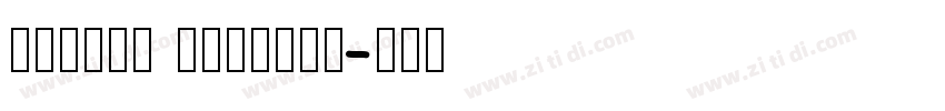 Twenty Regular字体转换